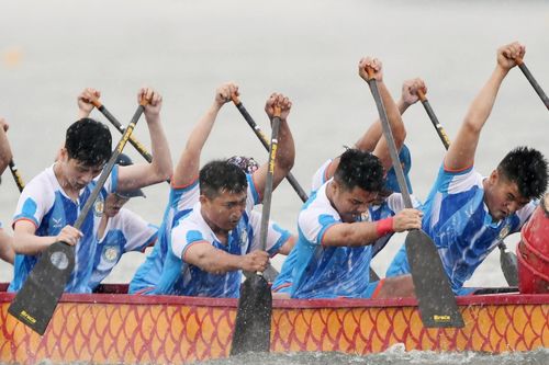 39 đội thuyền tranh tài Giải Bơi chải thuyền rồng Hà Nội mở rộng năm 2023