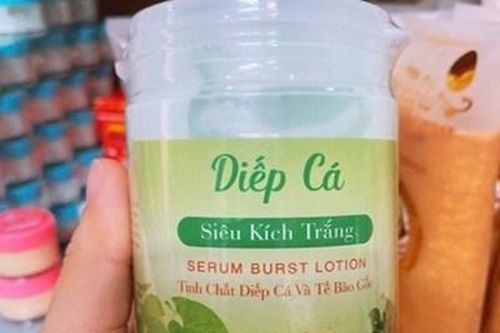 Thu hồi sản phẩm Diếp cá siêu kích trắng do không rõ nguồn gốc