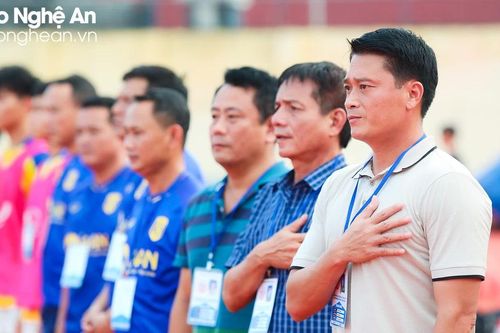 Huấn luyện viên trưởng U21 Sông Lam Nghệ An hài lòng với tinh thần thi đấu của các học trò