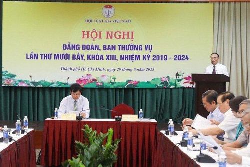 Hội nghị Đảng đoàn, Ban Thường vụ TW Hội Luật gia Việt Nam lần thứ XVII