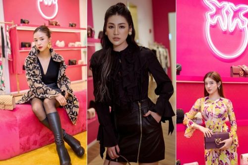 Salim, Dương Tú Anh, Huyền My đọ sắc tại PINKO Lotte Mall West Lake