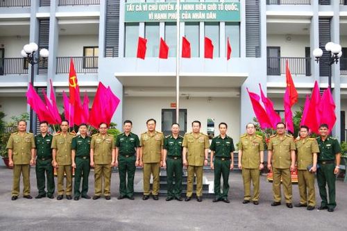 Tổng cục An ninh, Bộ An ninh Lào thăm, làm việc tại Bộ đội Biên phòng Khánh Hòa