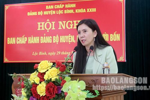 Đảng bộ huyện Lộc Bình sơ kết công tác 9 tháng đầu năm 2023