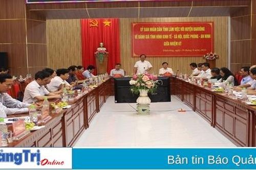 Huyện Đakrông cần rà soát, đánh giá tổng thể các chỉ tiêu đạt kết quả thấp sau nửa nhiệm kỳ thực hiện nghị quyết để có chỉ đạo kịp thời