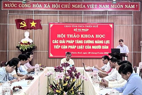 Nhiều giải pháp tăng cường năng lực tiếp cận pháp luật của người dân