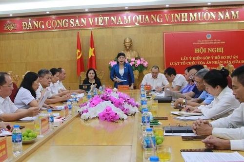 Quảng Ninh: Góp ý hoàn thiện dự án Luật tổ chức Tòa án nhân dân (sửa đổi)