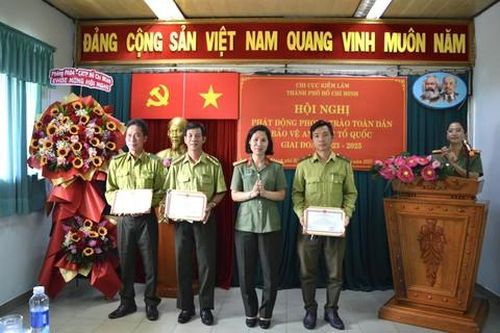 Chi cục Kiểm lâm TPHCM phát động phong trào Toàn dân bảo vệ an ninh Tổ quốc