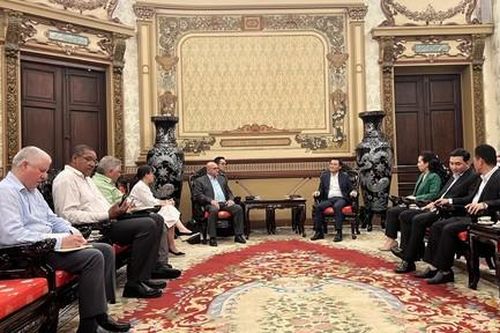 Lãnh đạo TPHCM tiếp Bộ trưởng xây dựng Cuba