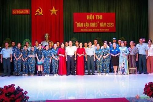 Sư đoàn 375 tổ chức Hội thi 'Dân vận khéo'