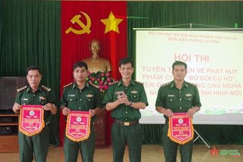 Đồn Biên phòng Ia Pnôn thi tuyên truyền phát huy phẩm chất Bộ đội Cụ Hồ