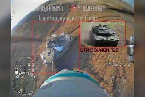 Video UAV cảm tử hạ gục 'xe tăng tốt nhất thế giới'