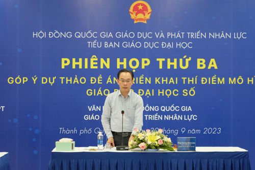 Mấu chốt đề án giáo dục đại học số là chất lượng học liệu