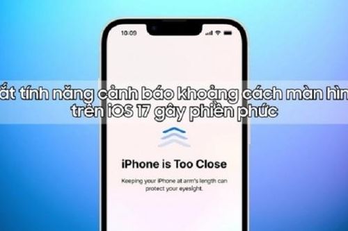 Cách tắt tính năng cảnh báo khoảng cách màn hình trên iOS 17