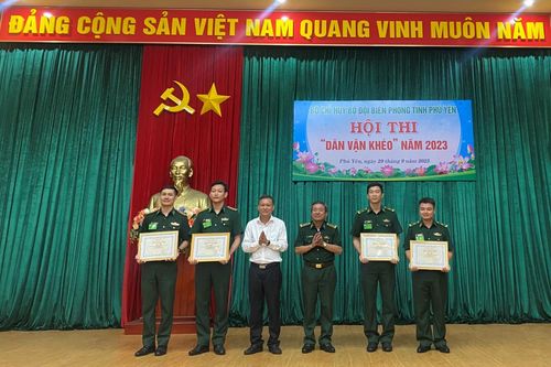 BĐBP Phú Yên, Kon Tum tổ chức thành công Hội thi 'Dân vận khéo' năm 2023
