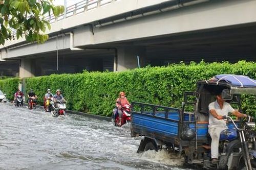 Nam bộ mưa lớn, đỉnh triều cường có thể xuất hiện vào hôm nay