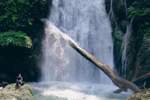 Thác Khau Làn ít người biết ở Hà Giang, có 'hồ bơi tự nhiên' độc đáo