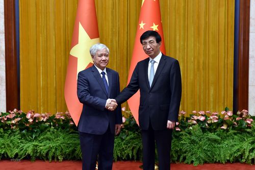 Chủ tịch Ủy ban MTTQ gửi thư chúc mừng Chủ tịch Chính hiệp Trung Quốc
