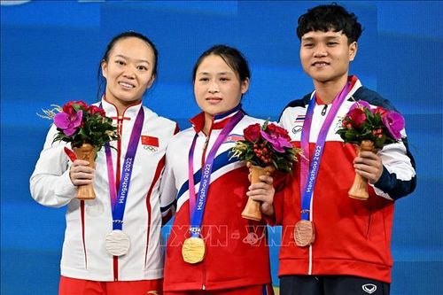 ASIAD 2023: Nữ đô cử Triều Tiên xác lập kỷ lục thế giới mới