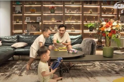 Căn penthouse của MC Thành Trung và vợ cựu tiếp viên hàng không: Rộng 260m2, nội thất sang xịn chuẩn đẳng cấp