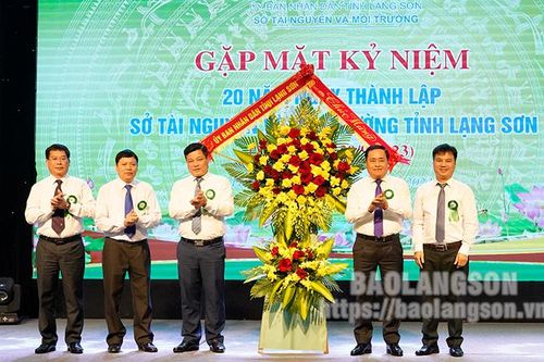 Sở Tài nguyên và Môi trường tỉnh tổ chức gặp mặt kỷ niệm 20 năm thành lập