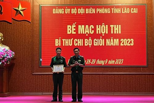 Đảng ủy Bộ đội Biên phòng tỉnh tổ chức Hội thi bí thư chi bộ giỏi năm 2023