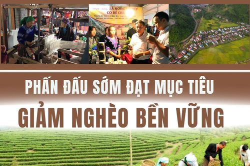 Phấn đấu sớm đạt mục tiêu giảm nghèo bền vững