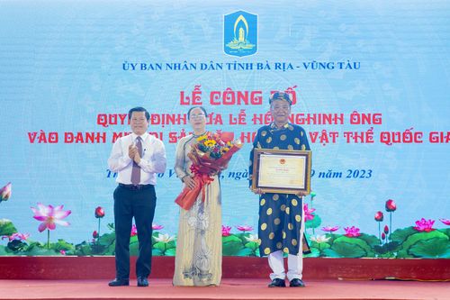 Vũng Tàu: Lễ hội Nghinh Ông trở thành Di sản văn hóa phi vật thể Quốc gia