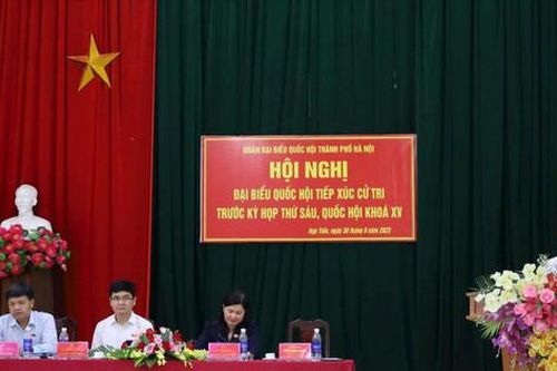 Cử tri huyện Mỹ Đức kiến nghị nhiều vấn đề dân sinh bức xúc
