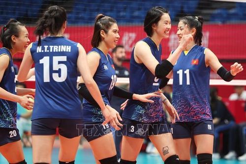 ASIAD 2023: Bóng chuyền nữ Việt Nam lội ngược dòng, thắng nghẹt thở Hàn Quốc
