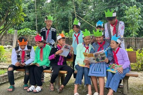 Sân chơi bổ ích của học sinh vùng cao