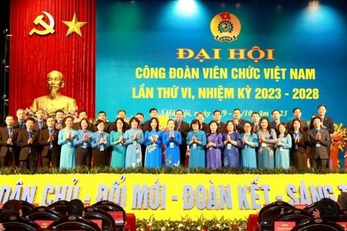 Đại hội Công đoàn Viên chức Việt Nam lần thứ VI thành công tốt đẹp
