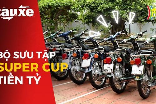 Bộ sưu tập super cub cổ biển tam hoa giá tiền tỉ | Bản tin Tàu và Xe | 1/10/2023