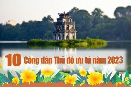 Tặng thưởng danh hiệu 'Công dân Thủ đô ưu tú' năm 2023 cho 10 cá nhân