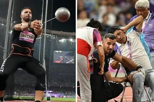 Video sự cố hy hữu: VĐV ở Asian Games ném búa bị lỗi, búa văng trúng vào trọng tài