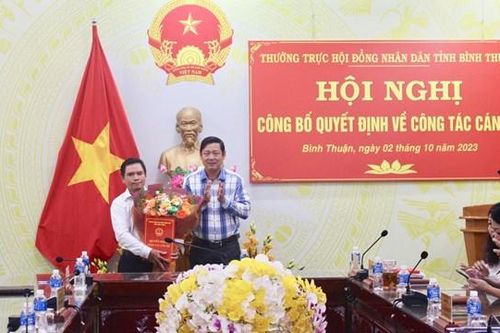 Bình Thuận: Có Tân Chánh Văn phòng Đoàn ĐBQH và HĐND tỉnh