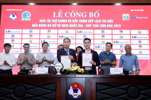 Bốc thăm Giải bóng đá nữ vô địch quốc gia Cúp Thái Sơn Bắc 2023