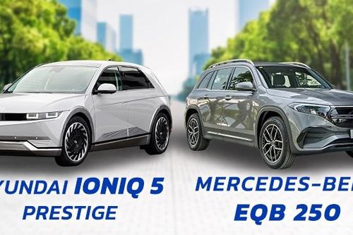 Chênh giá hơn 800 triệu, SUV điện Mercedes EQB có gì khác Hyundai Ioniq 5?