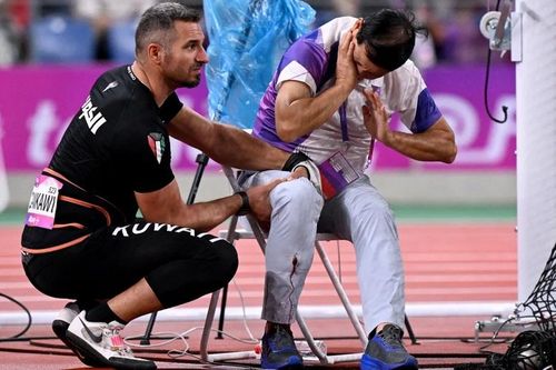 Vận động viên ASIAD 2023 ném tạ trúng nhân viên kỹ thuật