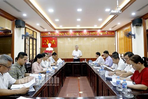 Hội nghị Ban Tổ chức Hội thi Sáng tạo kỹ thuật tỉnh Ninh Bình lần thứ Xl