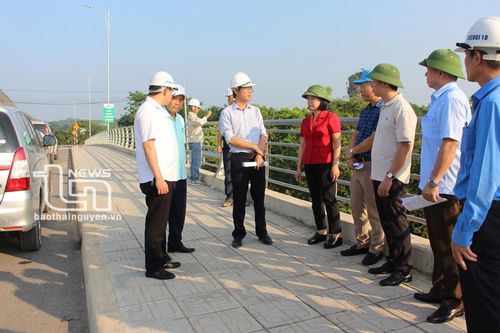 TP. Thái Nguyên: Kiểm tra tiến độ một số công trình, dự án trọng điểm