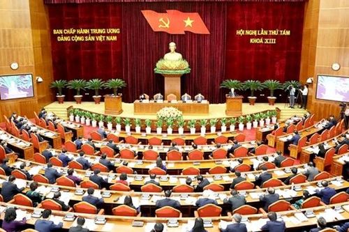 THÔNG CÁO báo chí về ngày làm việc thứ nhất của Hội nghị lần thứ tám Ban Chấp hành Trung ương Đảng khóa XIII