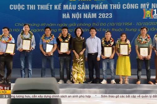 Vinh danh 90 mẫu thiết kế sản phẩm thủ công mỹ nghệ