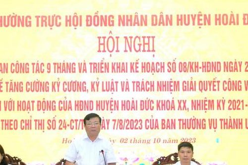 Hoài Đức: Tập trung nâng cao chất lượng hoạt động của HĐND các cấp