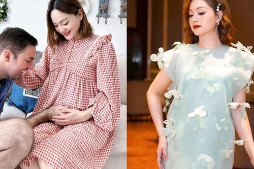 Lan Phương mang bầu lần 2: Nhan sắc xinh đẹp, được chồng Tây yêu chiều