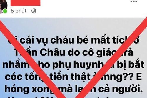Công an vào cuộc vụ tung tin giả về bắt cóc trẻ em tại TP Hạ Long