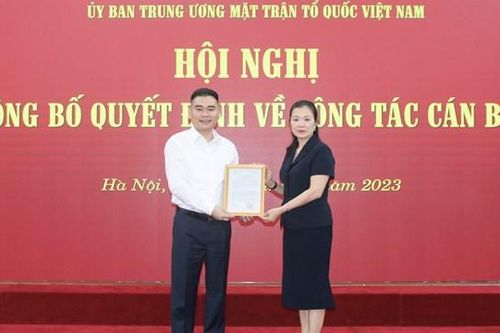 Nhà báo Trần Bảo Trung được bổ nhiệm Phó Tổng Biên tập Tạp chí Mặt trận