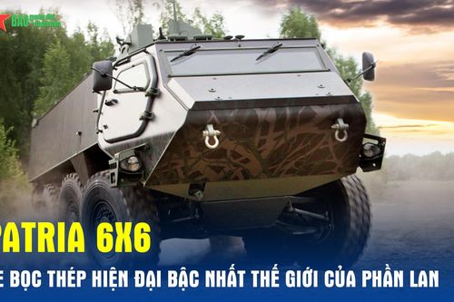 Patria 6x6 - Xe bọc thép hiện đại bậc nhất thế giới của Phần Lan