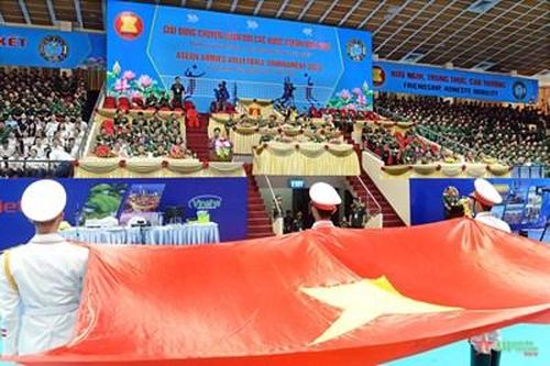 Khai mạc Giải bóng chuyền nam trong nhà Quân đội các nước ASEAN năm 2023
