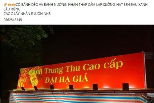 Sau Trung thu, nhiều tiểu thương xả hàng bánh nướng siêu rẻ trên chợ mạng
