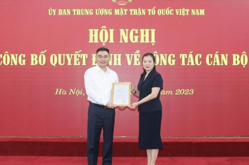 Nhà báo Trần Bảo Trung được bổ nhiệm Phó Tổng Biên tập Tạp chí Mặt trận
